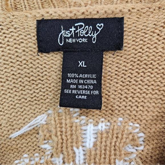 Cropped Slouchy V Neck Sweater Distressed Daisy Fringed Festival Beachy - Picture 6 of 10